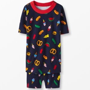 Hanna Andersson Summer Snacks Short John Pajamas - 6/7